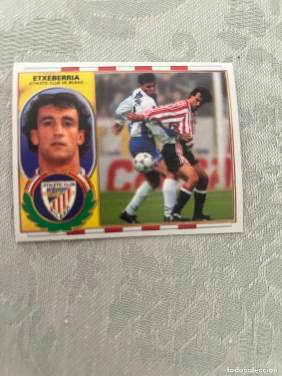Cromos de f&uacute;tbol: ETXEVERR&Iacute;A ATHLETIC CLUB DE BILBAO SIN PEGAR LIGA ESTE 1996 1997