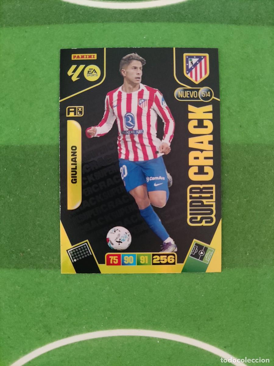 Cromos de f&uacute;tbol: Giuliano Atl&eacute;tico de Madrid Nuevo Super crack 514 Adrenalyn XL 2025/26 25/26