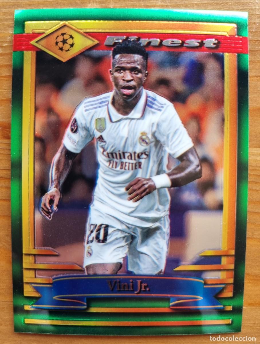 Cromos de f&uacute;tbol: 39 VINI JR. (Real Madrid CF). Topps FINEST Flashbacks UCC 2022 2023 22 23