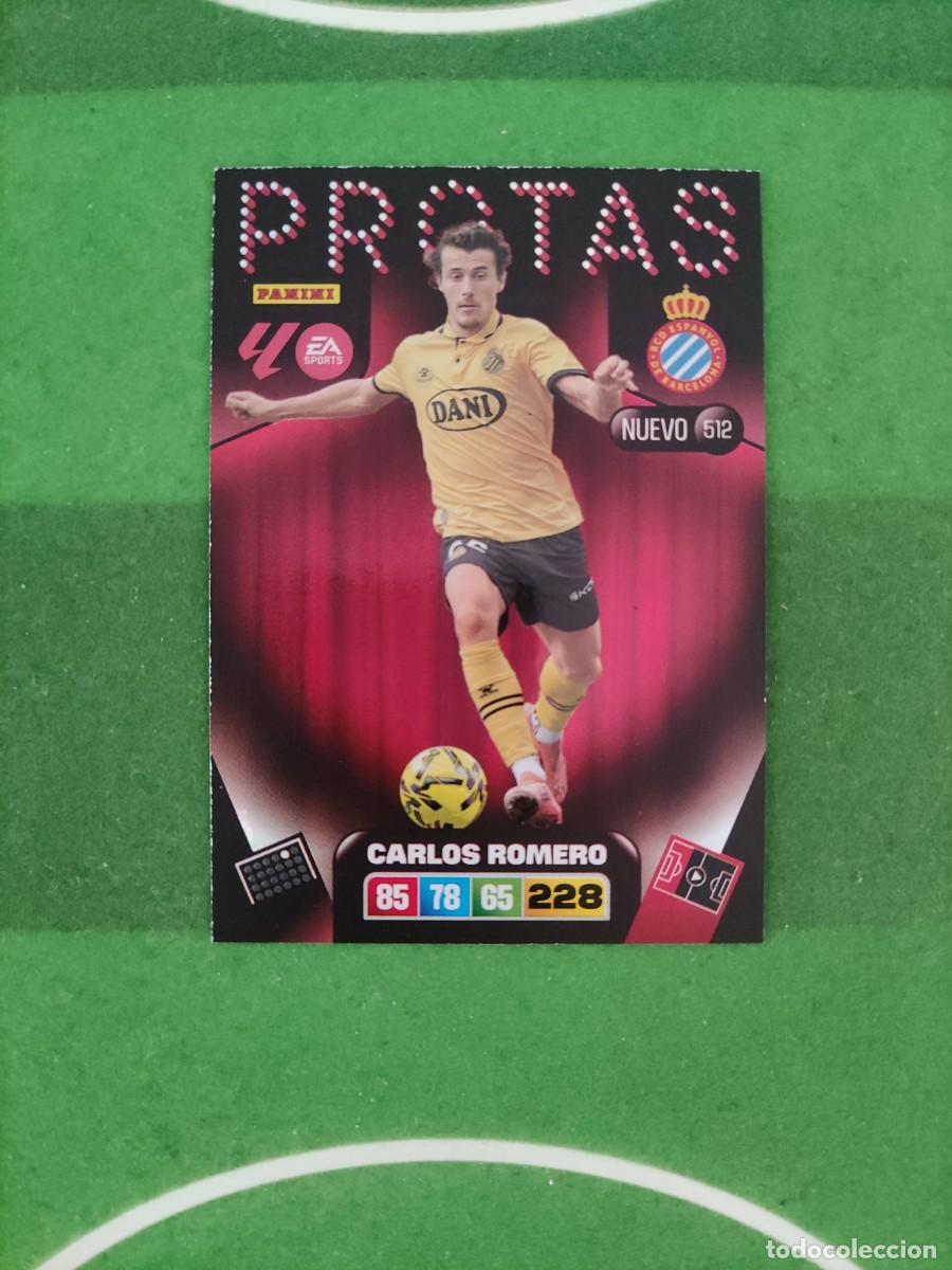 Cromos de f&uacute;tbol: Carlos Romero Espanyol Nuevo Protas 512 Adrenalyn XL 2025/26 25/26