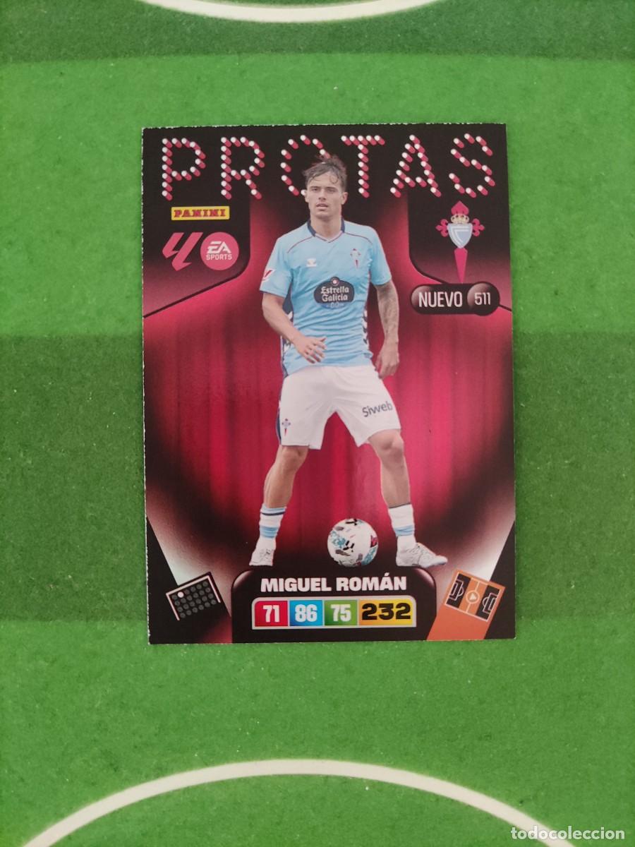 Cromos de f&uacute;tbol: Miguel Rom&aacute;n Celta Nuevo Protas 511 Adrenalyn XL 2025/26 25/26