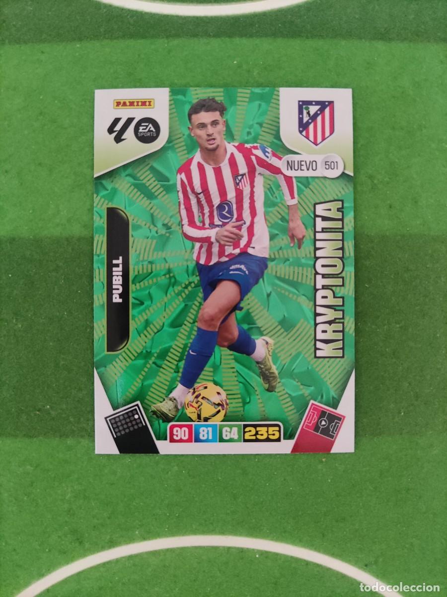 Cromos de f&uacute;tbol: Pubill Atl&eacute;tico de Madrid Nuevo Kryptonita 501 Adrenalyn XL 2025/26 25/26