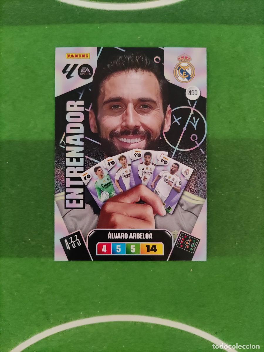 Cromos de f&uacute;tbol: Arbeloa Real Madrid Entrenador 490 Adrenalyn XL 2025/26 25/26