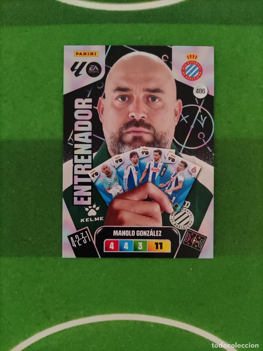 Cromos de f&uacute;tbol: Gonz&aacute;lez Espanyol Entrenador 486 Adrenalyn XL 2025/26 25/26