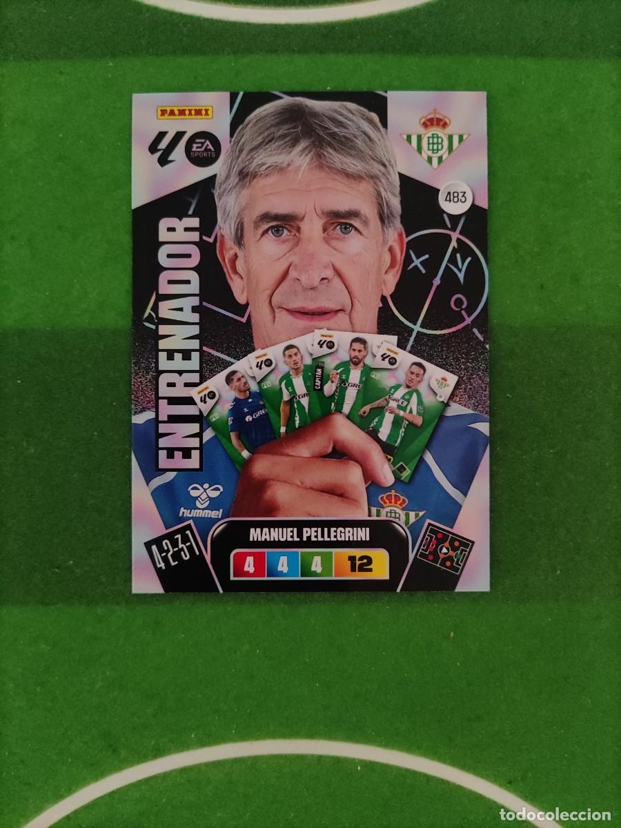 Cromos de f&uacute;tbol: Pellegrini Betis Entrenador 483 Adrenalyn XL 2025/26 25/26