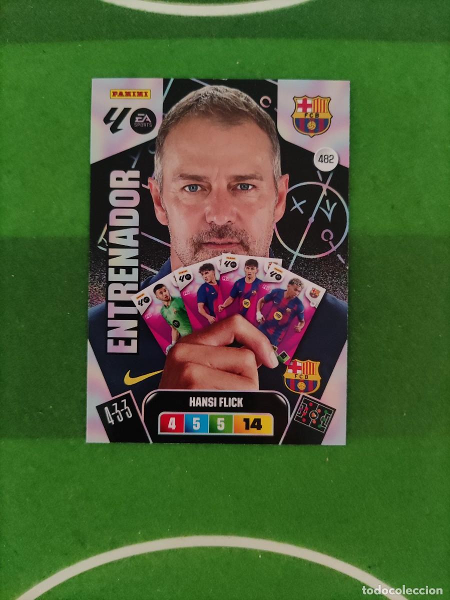 Cromos de f&uacute;tbol: Flick Barcelona Entrenador 482 Adrenalyn XL 2025/26 25/26