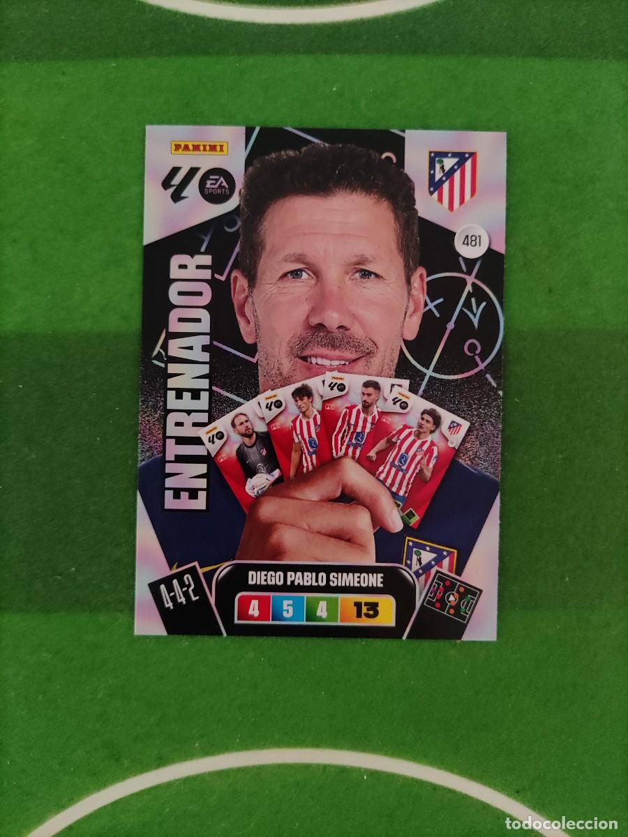 Cromos de f&uacute;tbol: Simeone Atl&eacute;tico de Madrid Entrenador 481 Adrenalyn XL 2025/26 25/26