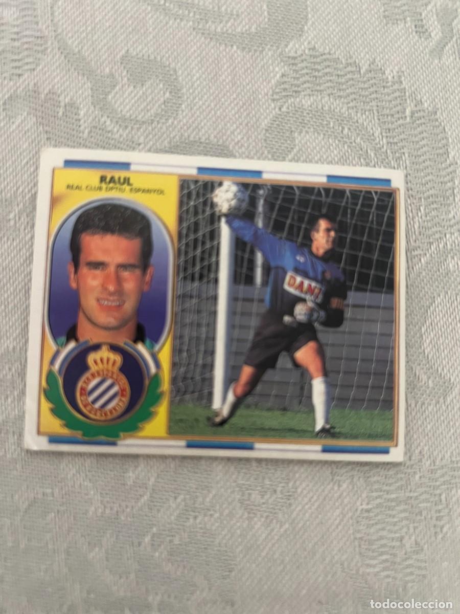 Cromos de f&uacute;tbol: RA&Uacute;L ESPA&Ntilde;OL SIN PEGAR LIGA ESTE 1996 1997