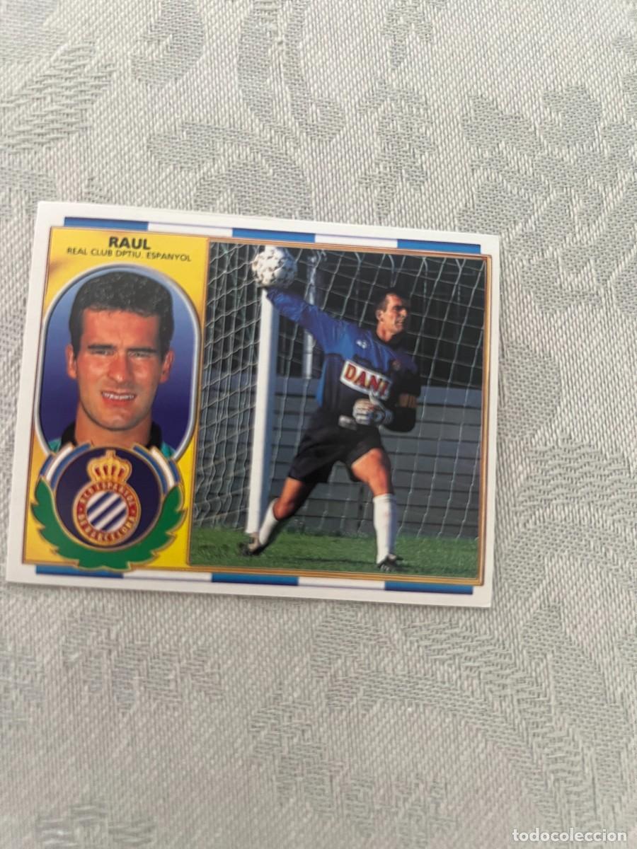 Cromos de f&uacute;tbol: RA&Uacute;L ESPA&Ntilde;OL SIN PEGAR LIGA ESTE 1996 1997
