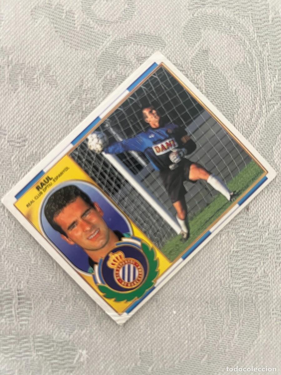Cromos de f&uacute;tbol: RA&Uacute;L ESPA&Ntilde;OL SIN PEGAR LIGA ESTE 1996 1997