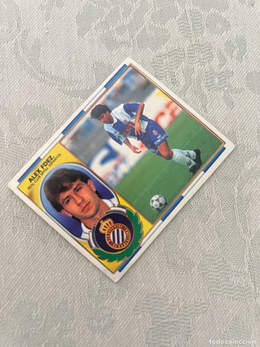 Cromos de f&uacute;tbol: ALEV FERNANDEZ ESPA&Ntilde;OL SIN PEGAR LIGA ESTE 1996 1997