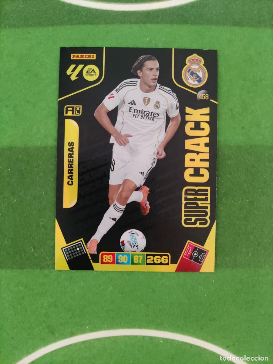 Cromos de f&uacute;tbol: Carreras Real Madrid Super Crack 458 Adrenalyn XL 2025/26 25/26