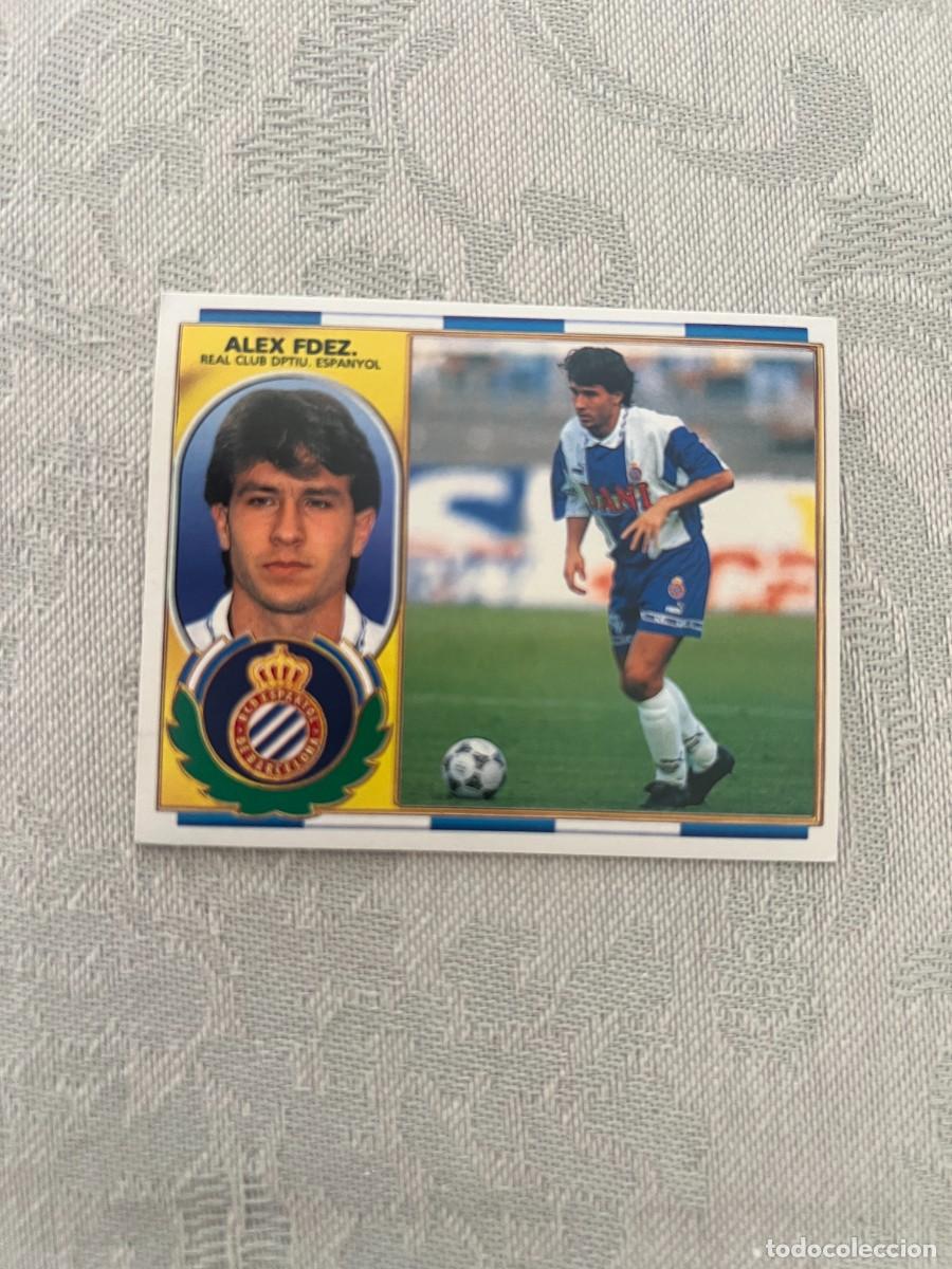 Cromos de f&uacute;tbol: ALEX FERNANDEZ ESPA&Ntilde;OL SIN PEGAR LIGA ESTE 1996 1997