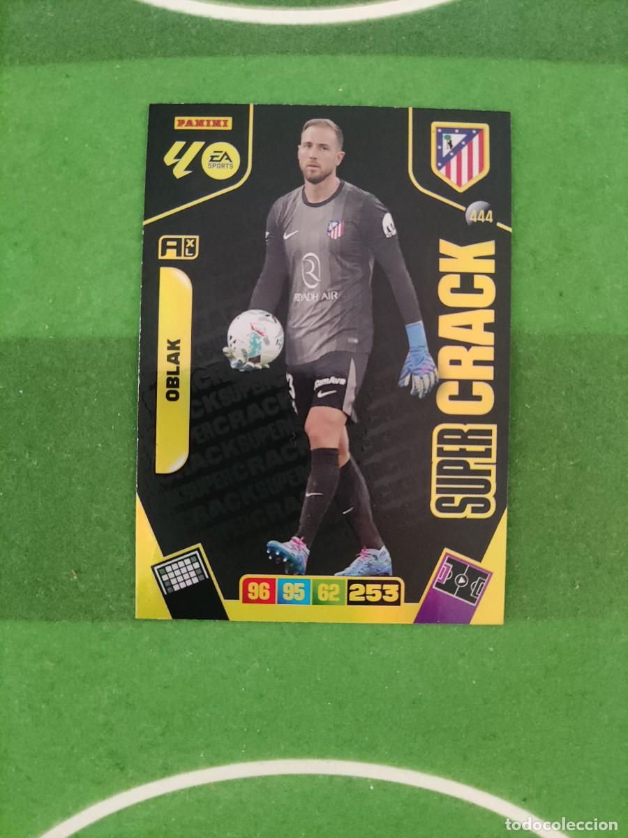 Cromos de f&uacute;tbol: Oblak Atl&eacute;tico de Madrid Super Crack 444 Adrenalyn XL 2025/26 25/26