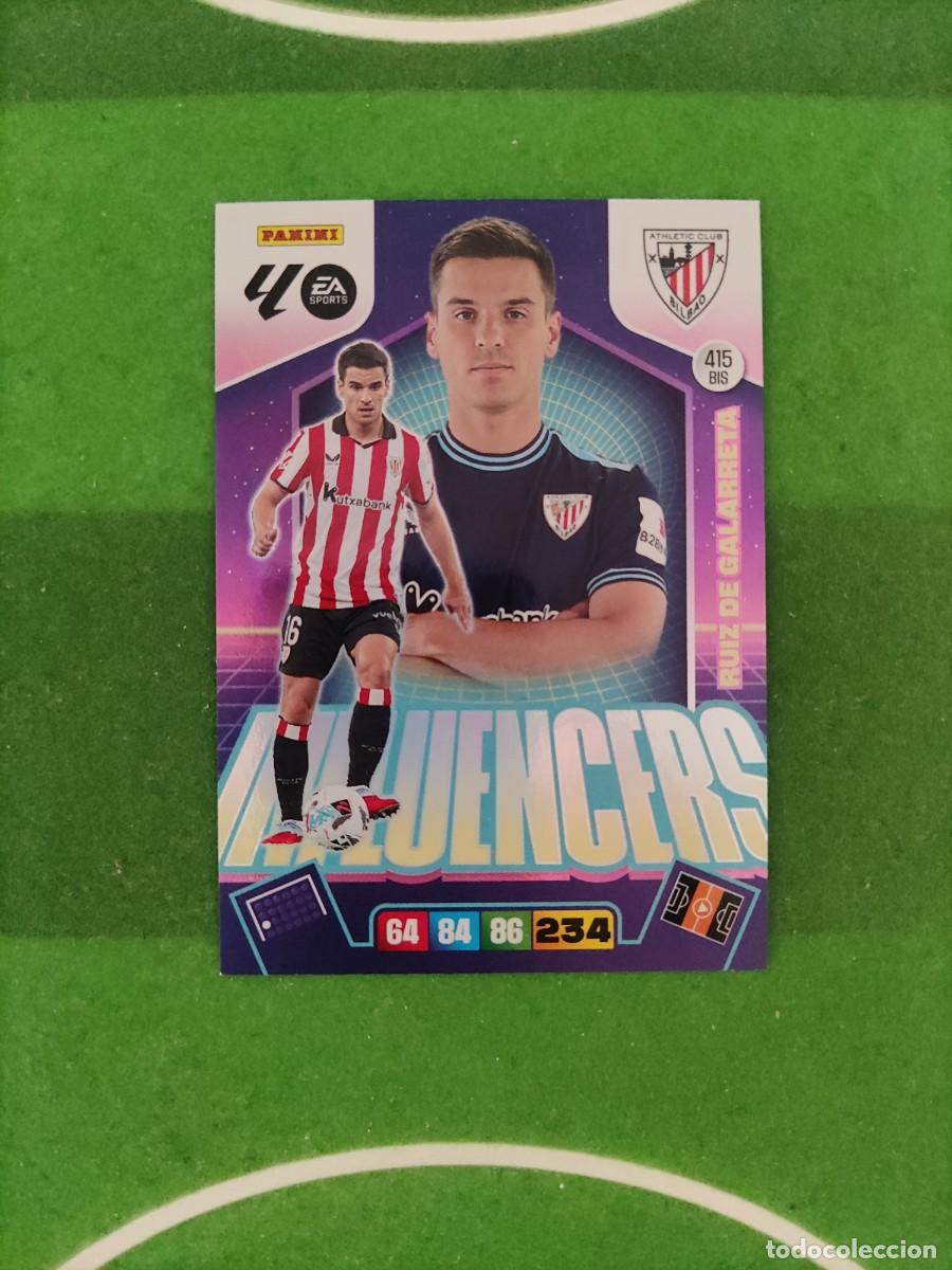 Cromos de f&uacute;tbol: Ruiz de Galarreta Athletic Club Bilbao Influencers 415 Bis Adrenalyn XL 2025/26 25/26