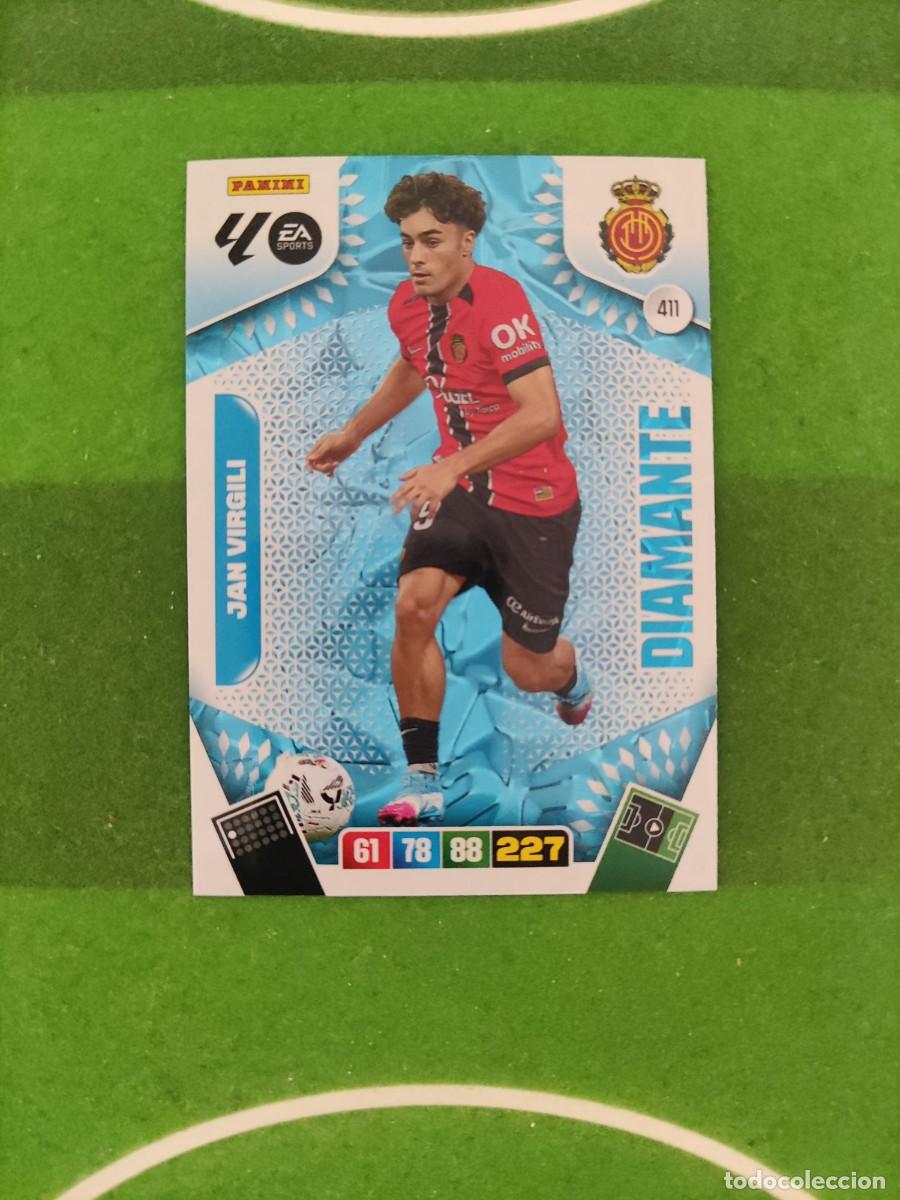 Cromos de f&uacute;tbol: Jan Virgili Mallorca Diamante 411 Adrenalyn XL 2025/26 25/26