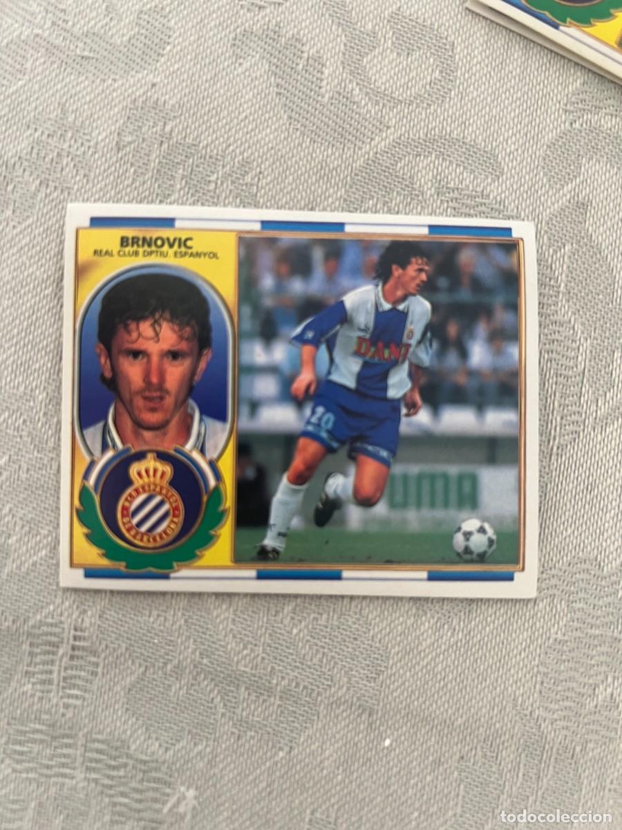 Cromos de f&uacute;tbol: BRNOVIC ESPA&Ntilde;OL SIN PEGAR LIGA ESTE 1996 1997