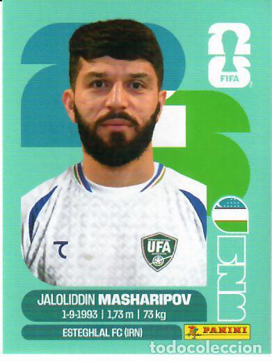 Cromos de f&uacute;tbol: CROMO PANINI MUNDIAL WORLD CUP 2026 - UZB18 UZB 18 - MASHARIPOV - UZBEKISTAN