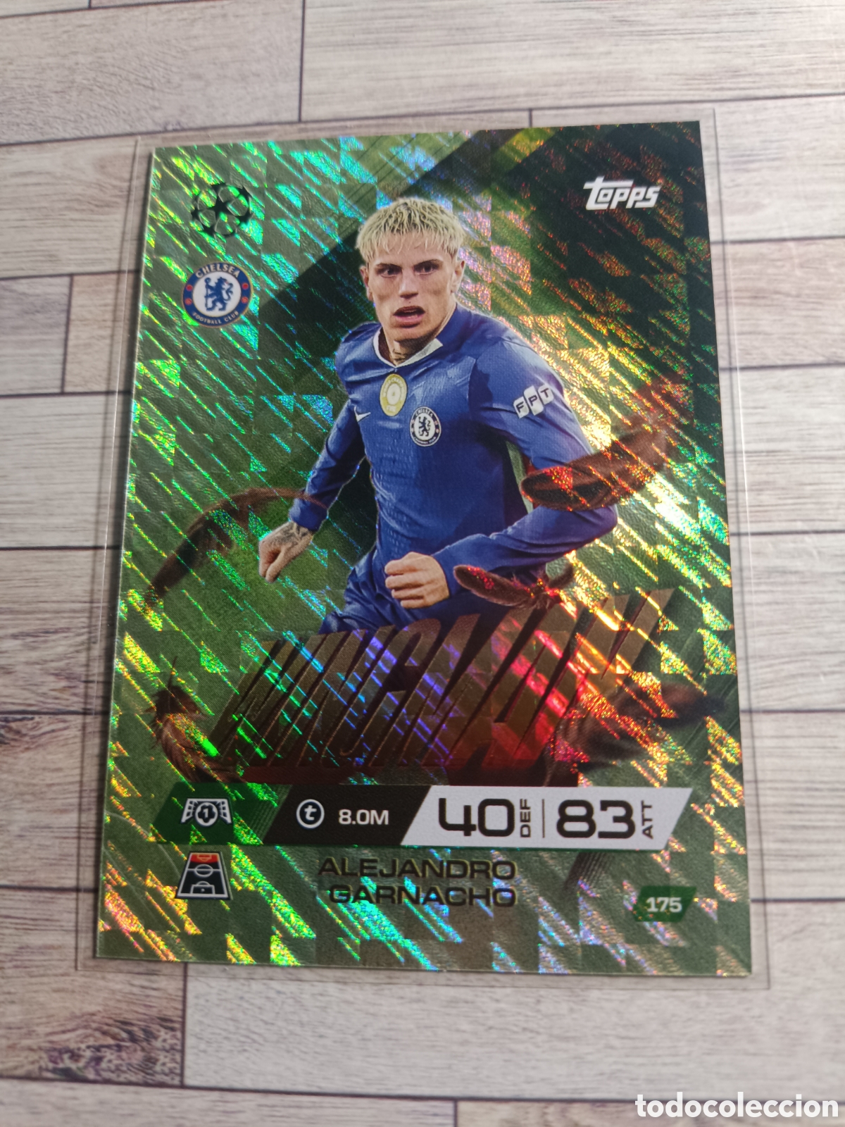 Cromos de f&uacute;tbol: 175 ALEJANDRO GARNACHO WINGMAN CHELSEA MATCH ATTAX EXTRA CHAMPIONS 2025 2026 TOPPS 25 26