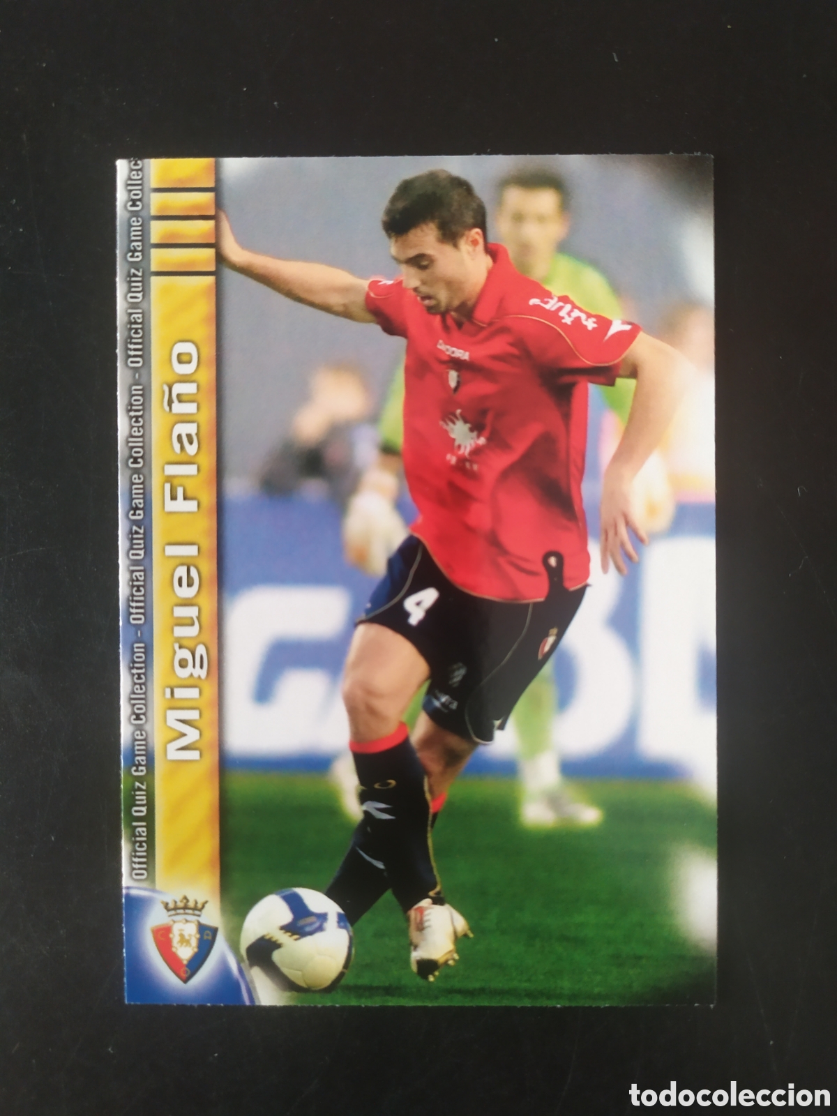 Cromos de f&uacute;tbol: Mundicromo fichas Liga 2009 2010 09 10 Miguel Fla&ntilde;o n&deg; 386 Osasuna
