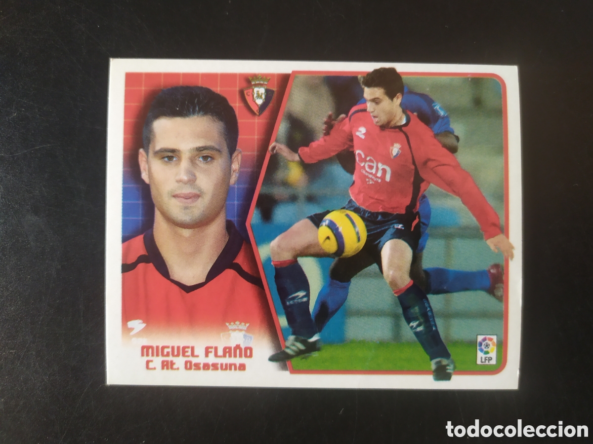 Cromos de f&uacute;tbol: Liga este 2005 2006 05 06 panini Miguel Fla&ntilde;o Osasuna