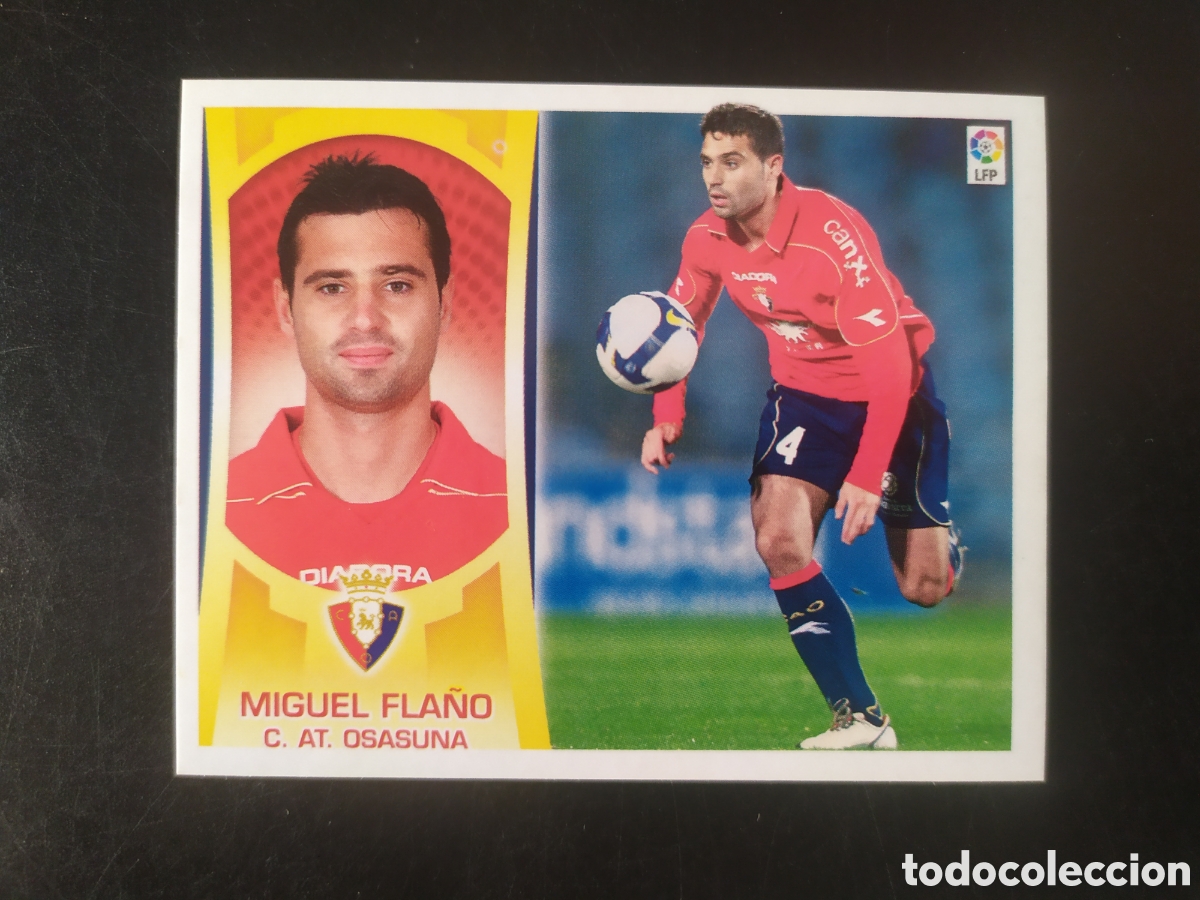 Cromos de f&uacute;tbol: Liga este 2009 2010 09 10 panini Miguel Fla&ntilde;o n&deg; 5 A Osasuna
