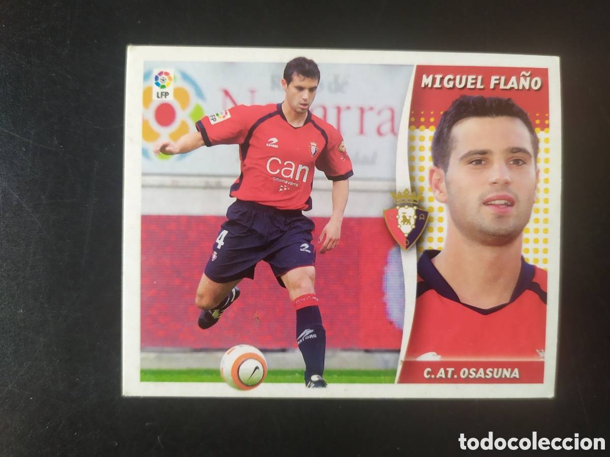 Cromos de f&uacute;tbol: Liga este 2006 2007 06 07 panini Miguel Fla&ntilde;o Osasuna
