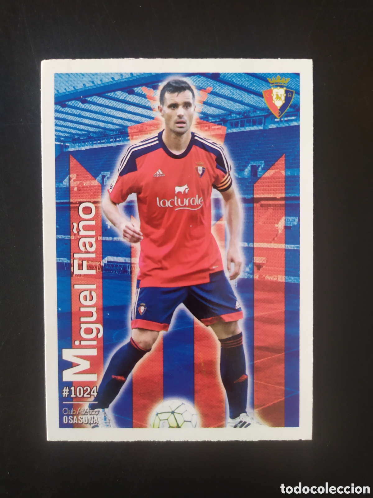 Cromos de f&uacute;tbol: Mundicromo fichas Liga 2015 2016 15 16 Miguel Fla&ntilde;o n&deg; 1024 Osasuna