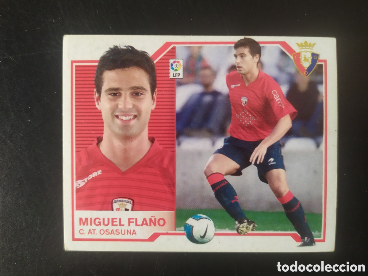 Cromos de f&uacute;tbol: Liga este 2007 2008 07 08 panini Miguel Fla&ntilde;o Osasuna
