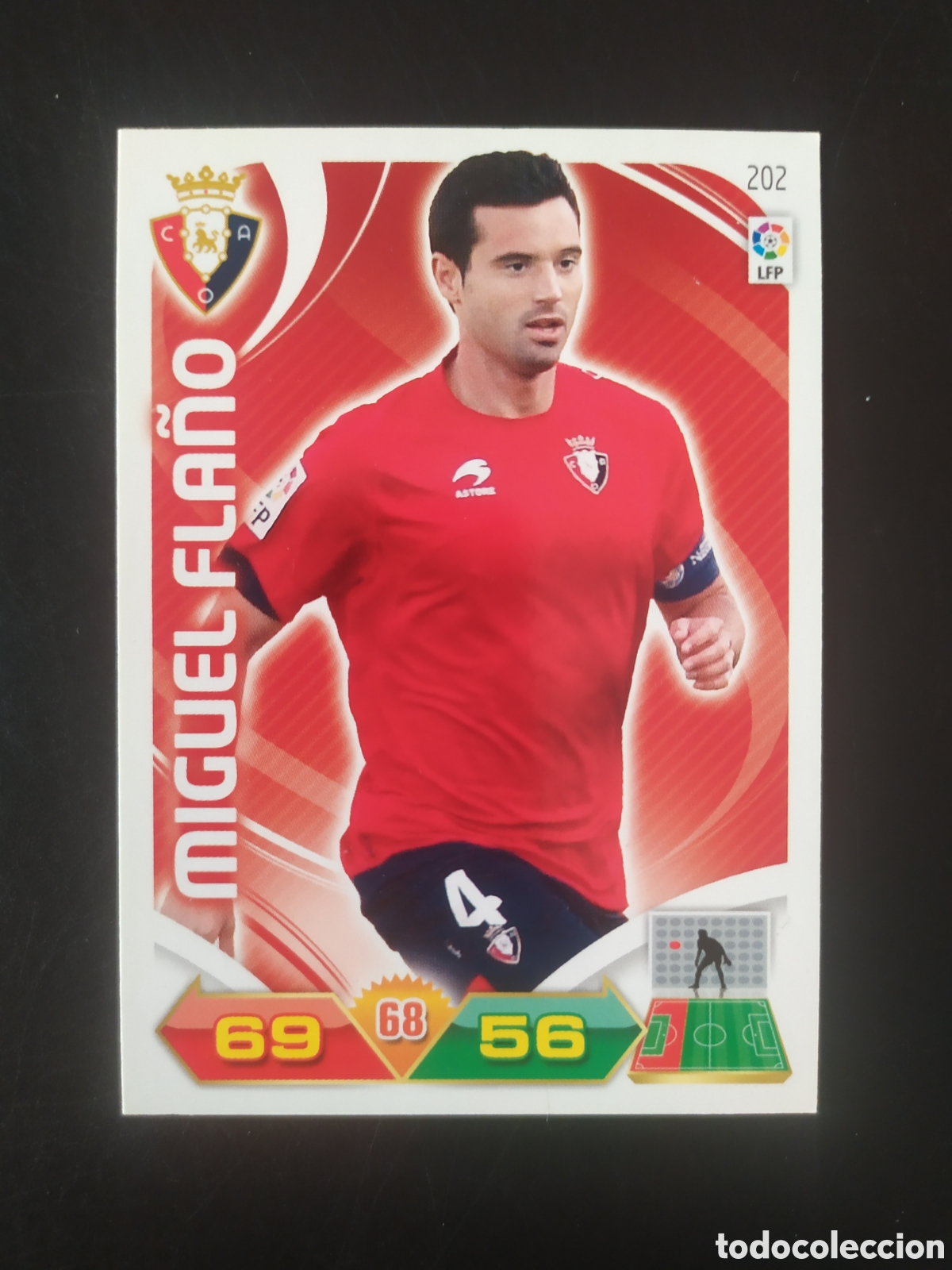 Football Stickers: Adrenalyn 2011 2012 11 12 panini Miguel Fla&ntilde;o n&deg; 202 Osasuna