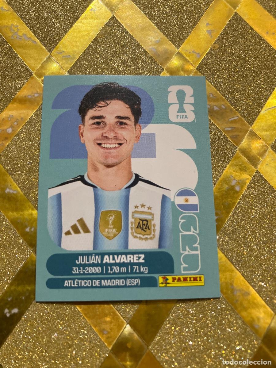 Cromos de f&uacute;tbol: CROMO DE F&Uacute;TBOL NUMERO ARG 19 JULIAN ALVAREZ ARGENTINA MUNDIAL 2026 MEXICO-EEUU-CANADA PANINI !