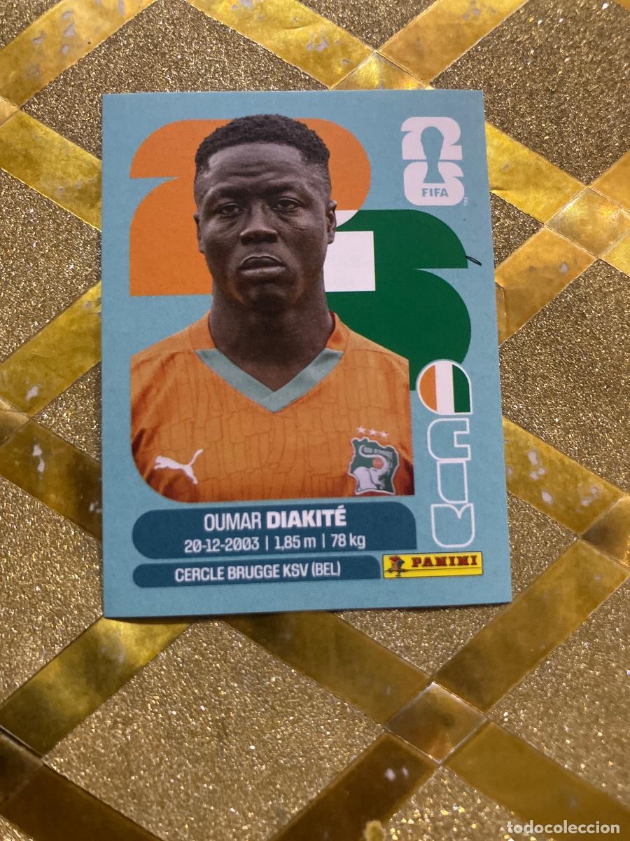 Cromos de f&uacute;tbol: CROMO DE F&Uacute;TBOL CIV 20 OUMAR DIAKITE COSTA DE MARFIL MUNDIAL 2026 MEXICO-EEUU-CANADA PANINI !