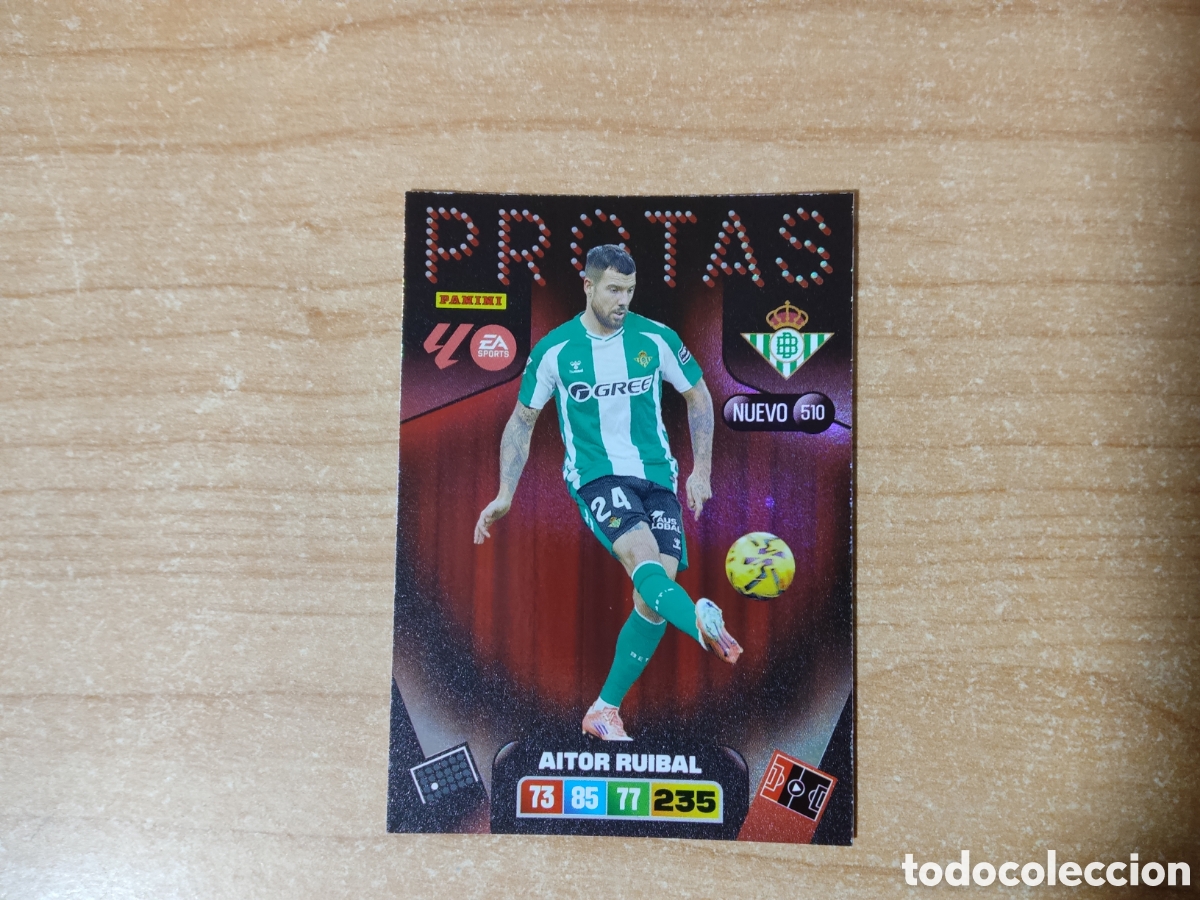 Cromos de f&uacute;tbol: 510 AITOR RUIBAL PROTAS REAL BETIS ADRENALYN XL LIGA 2025 2026