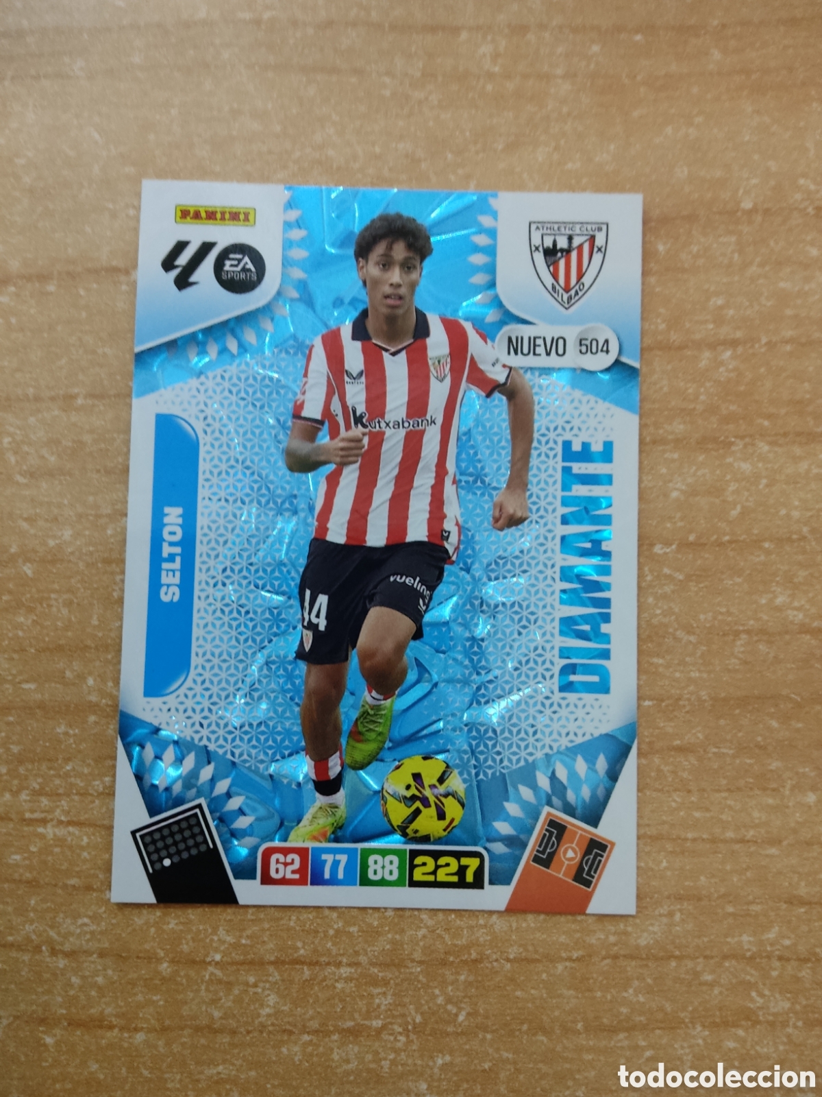 Cromos de f&uacute;tbol: 504 SELTON DIAMANTE ATHLETIC CLUB ADRENALYN XL LIGA 2025 2026
