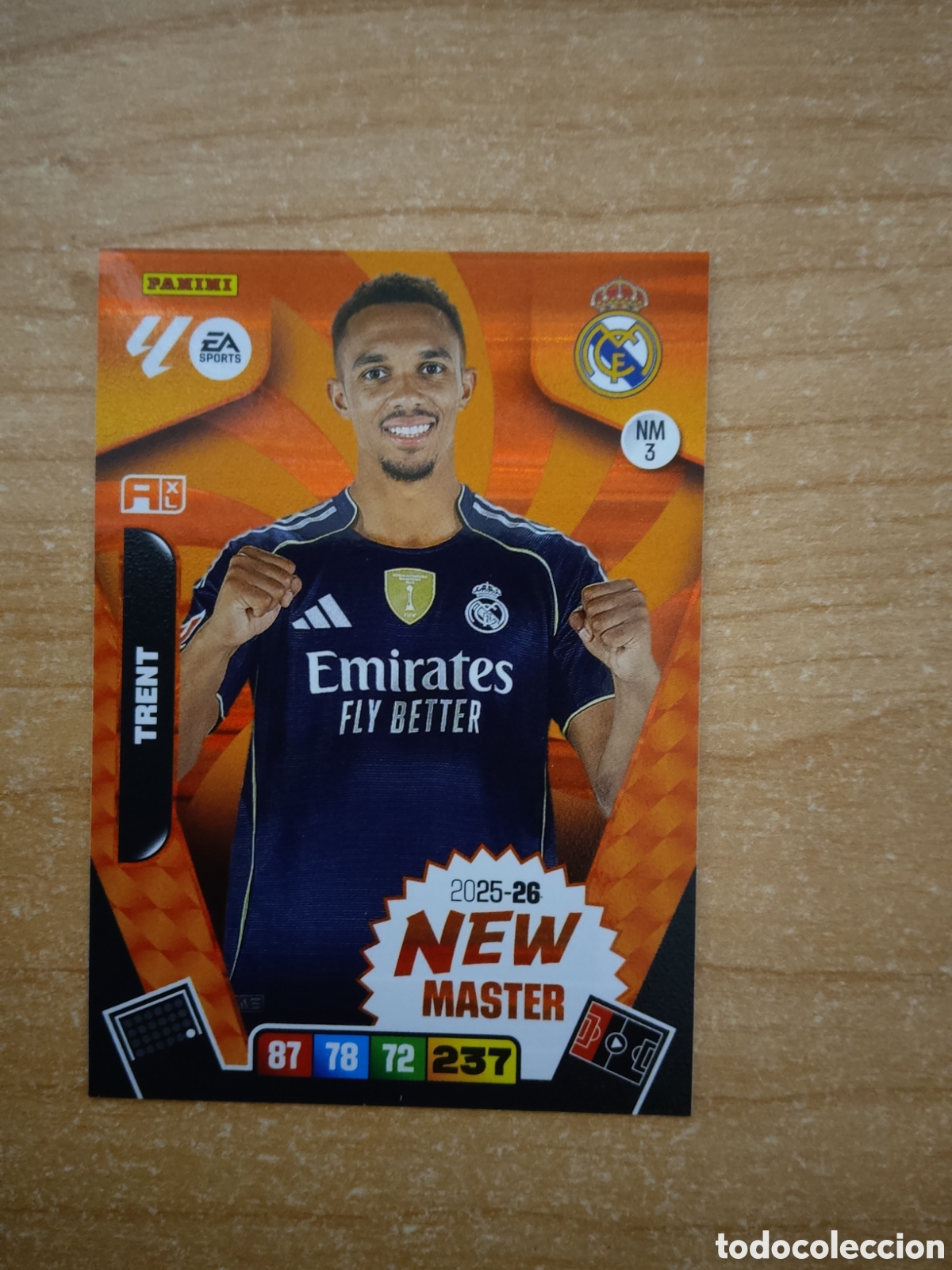 Cromos de f&uacute;tbol: 3 NEW MASTER TRENT REAL MADRID ADRENALYN XL LIGA 2025 2026