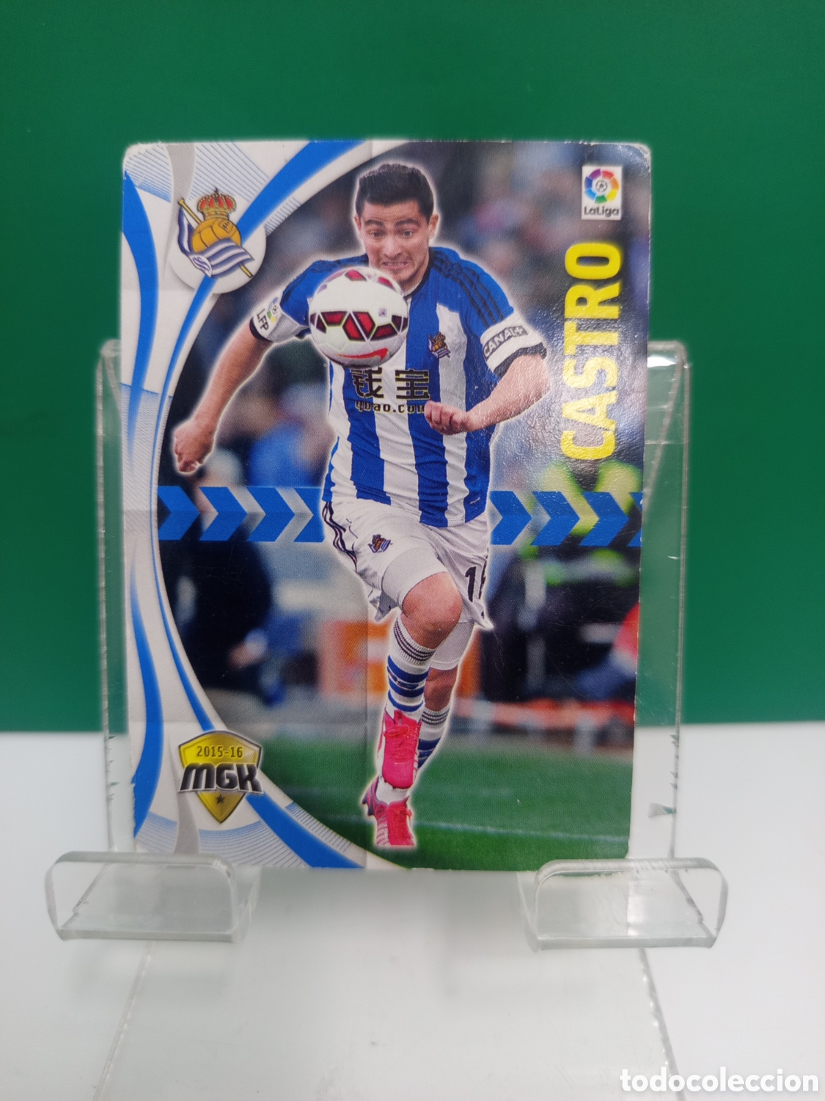 Figurine di Calcio: ❇️ CROMO ⚽ CASTRO REAL SOCIEDAD TEMPORADA 15 16 2015 2016 MEGACRACKS MGKS PANINI ❇️