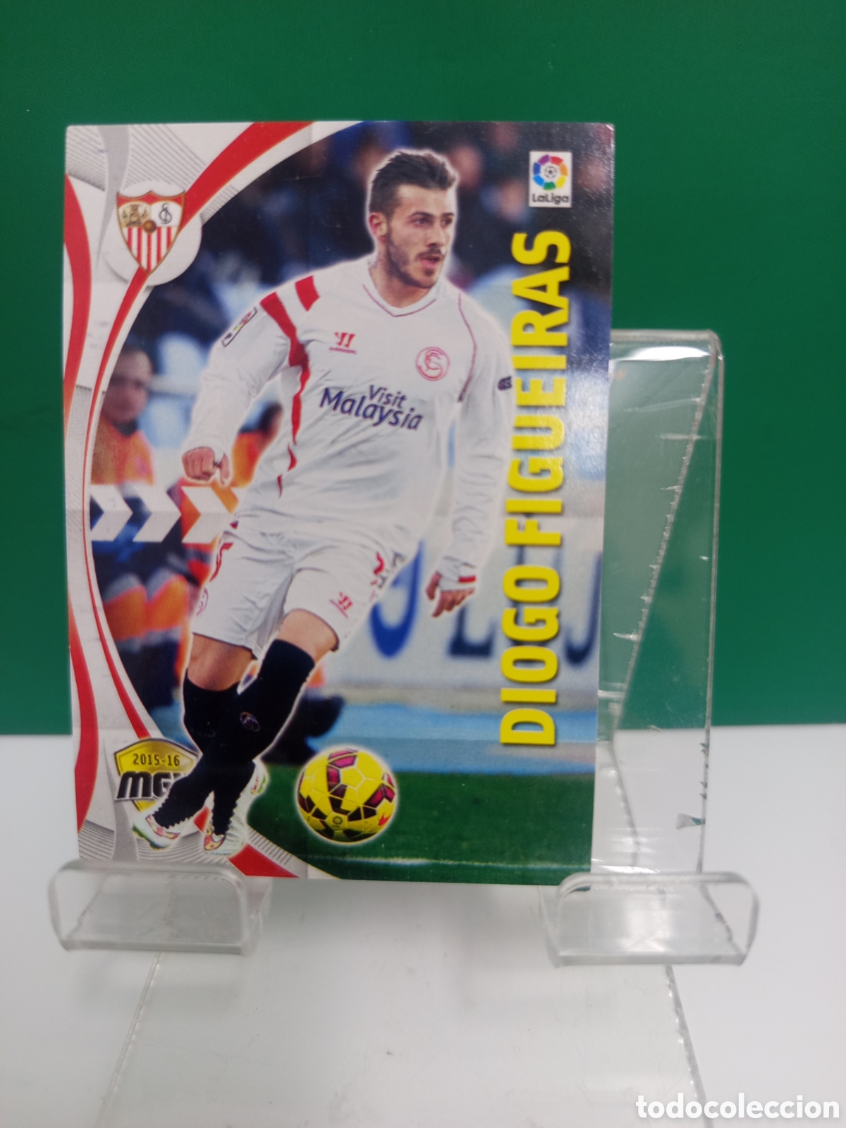 Figurine di Calcio: ❇️ CROMO ⚽ DIOGO FIGUEIRAS SEVILLA TEMPORADA 15 16 2015 2016 MEGACRACKS MGKS PANINI ❇️