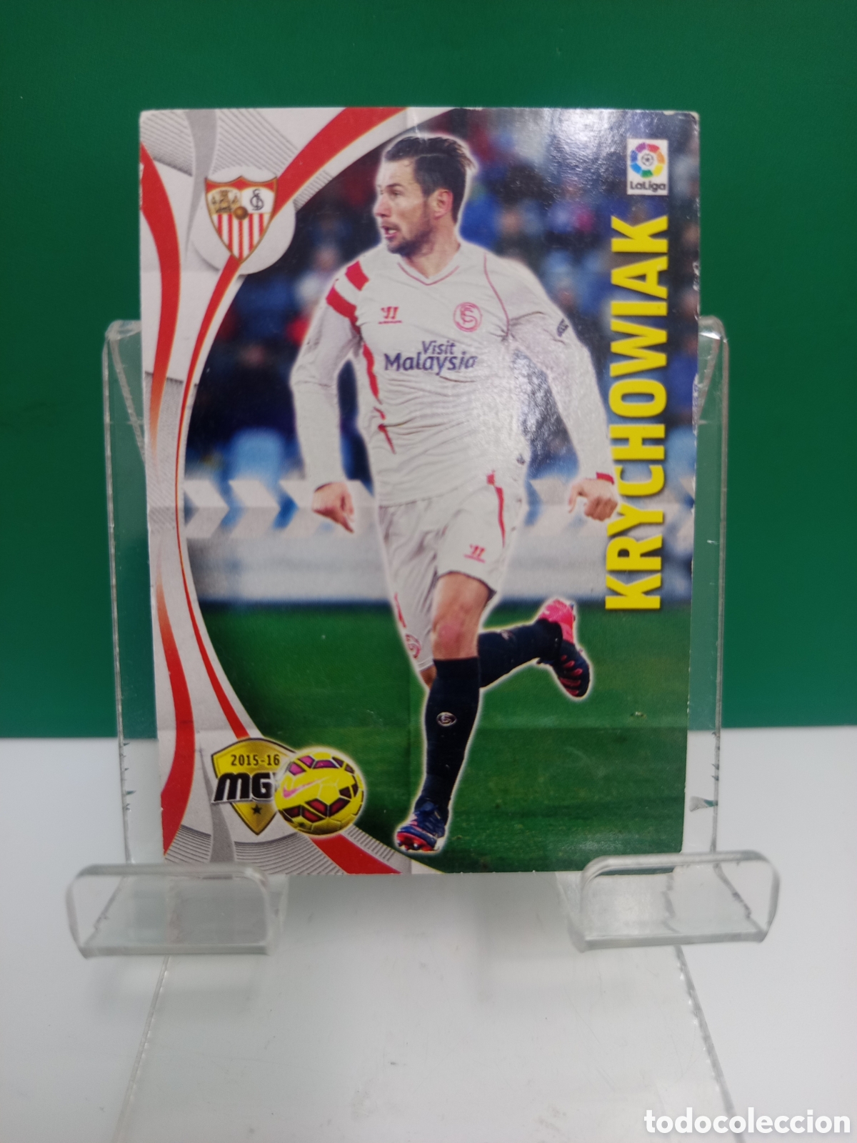 Figurine di Calcio: ❇️ CROMO ⚽ KRYCHOWIAK SEVILLA TEMPORADA 15 16 2015 2016 MEGACRACKS MGKS PANINI ❇️