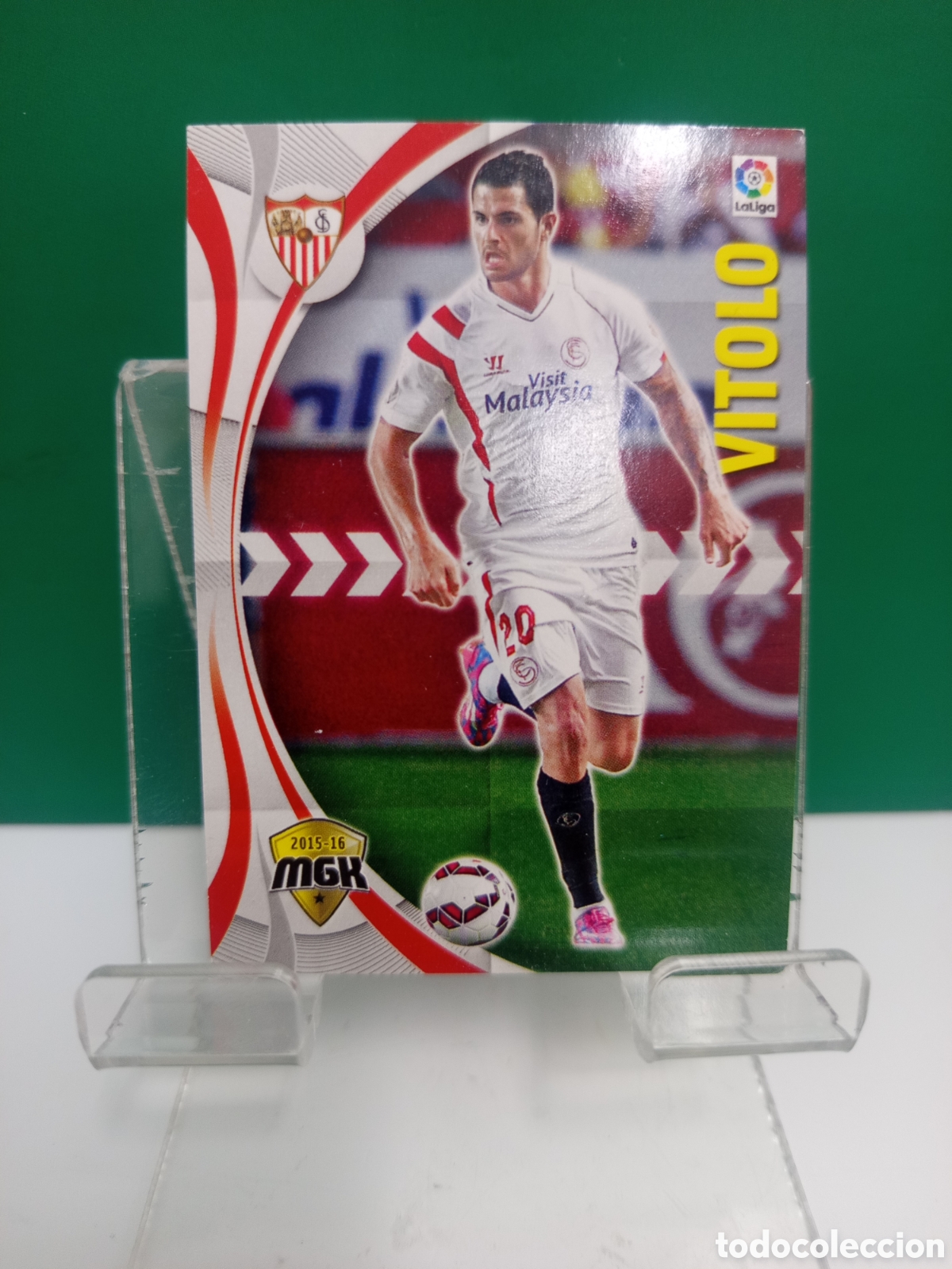 Figurine di Calcio: ❇️ CROMO ⚽ VITOLO SEVILLA TEMPORADA 15 16 2015 2016 MEGACRACKS MGKS PANINI ❇️