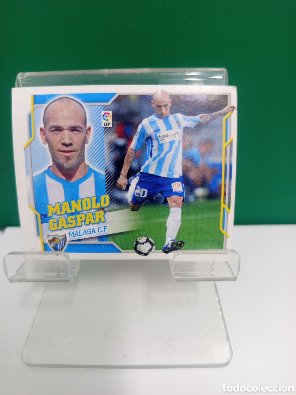 Cromos de f&uacute;tbol: ❇️ CROMO ⚽ MANOLO GASPAR M&Aacute;LAGA LIGA 10 11 2010 2011 ESTE PANINI SIN PEGAR ❇️