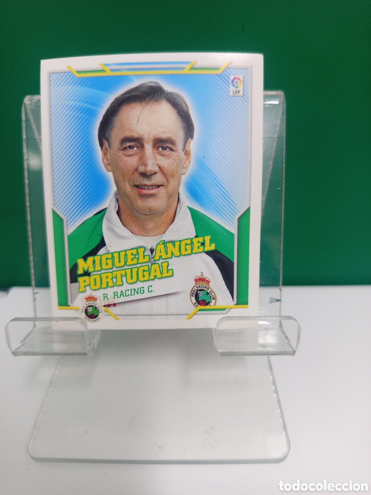 Cromos de f&uacute;tbol: ❇️ CROMO ⚽ MIGUEL &Aacute;NGEL PORTUGAL RACING DE SANTANDER LIGA 10 11 2010 2011 ESTE PANINI SIN PEGAR ❇️