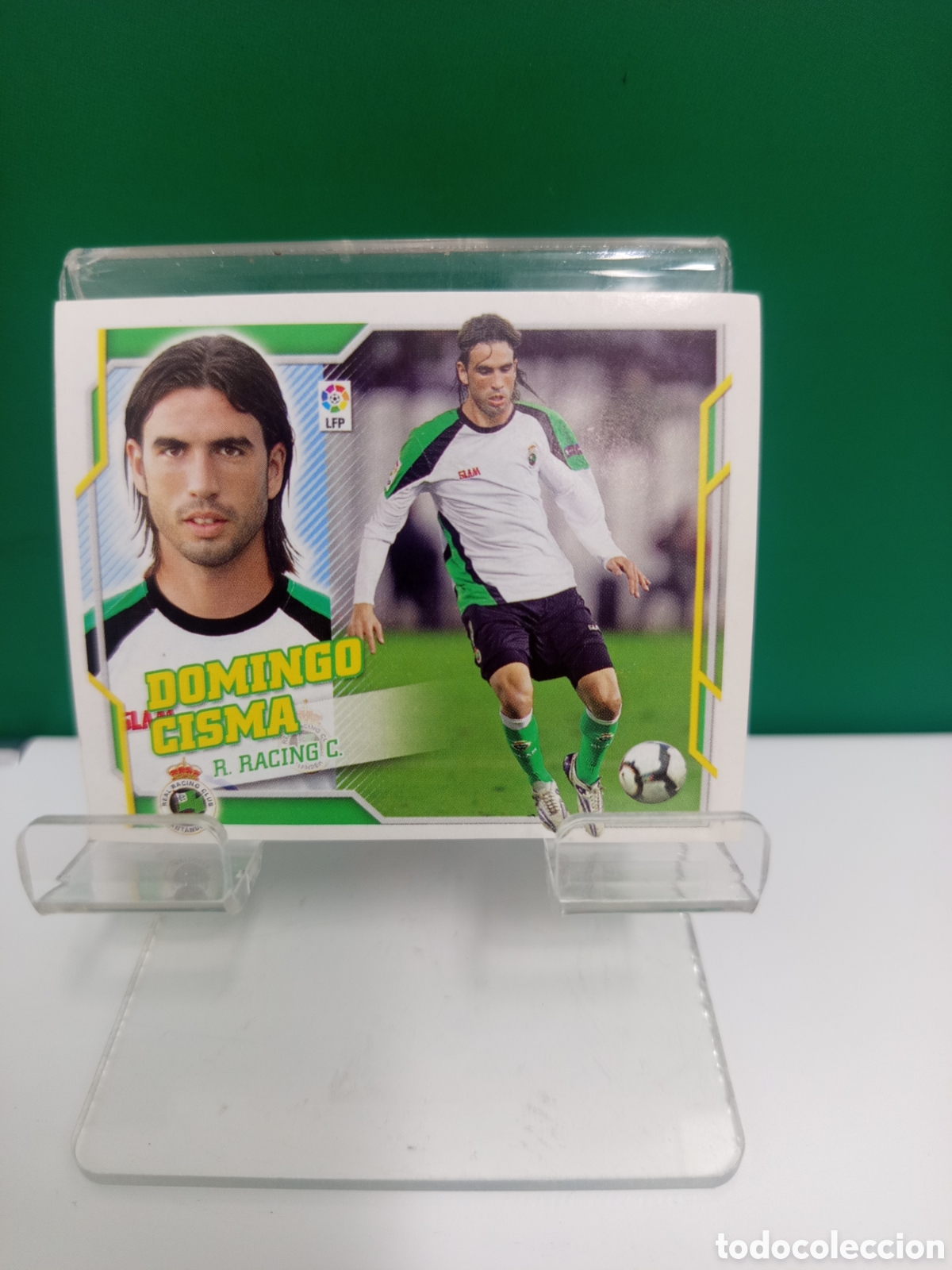 Cromos de f&uacute;tbol: ❇️ CROMO ⚽ DOMINGO CISMA RACING DE SANTANDER LIGA 10 11 2010 2011 ESTE PANINI SIN PEGAR ❇️