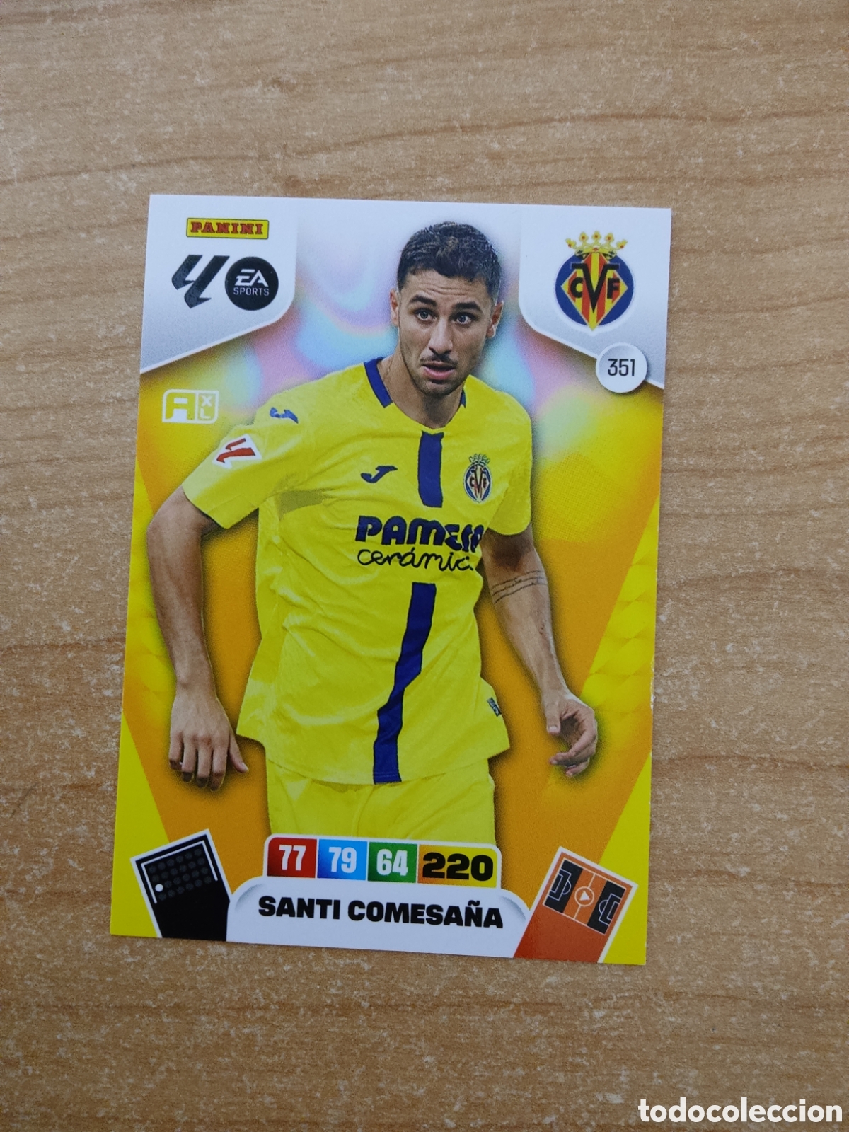 Cromos de f&uacute;tbol: 351 SANTI COMESA&Ntilde;A VILLARREAL ADRENALYN XL LIGA 2025 2026