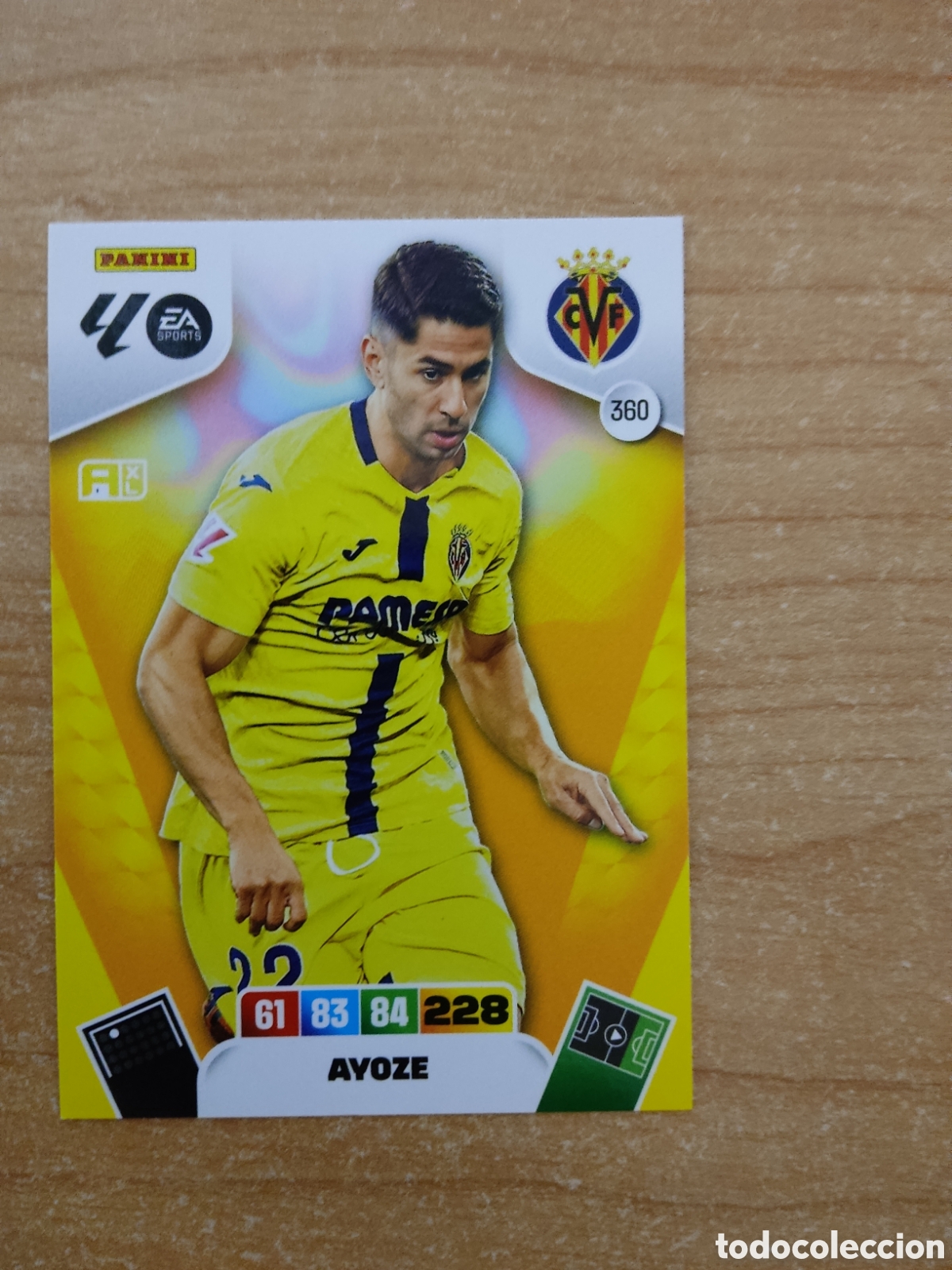 Cromos de f&uacute;tbol: 360 AYOZE VILLARREAL ADRENALYN XL LIGA 2025 2026