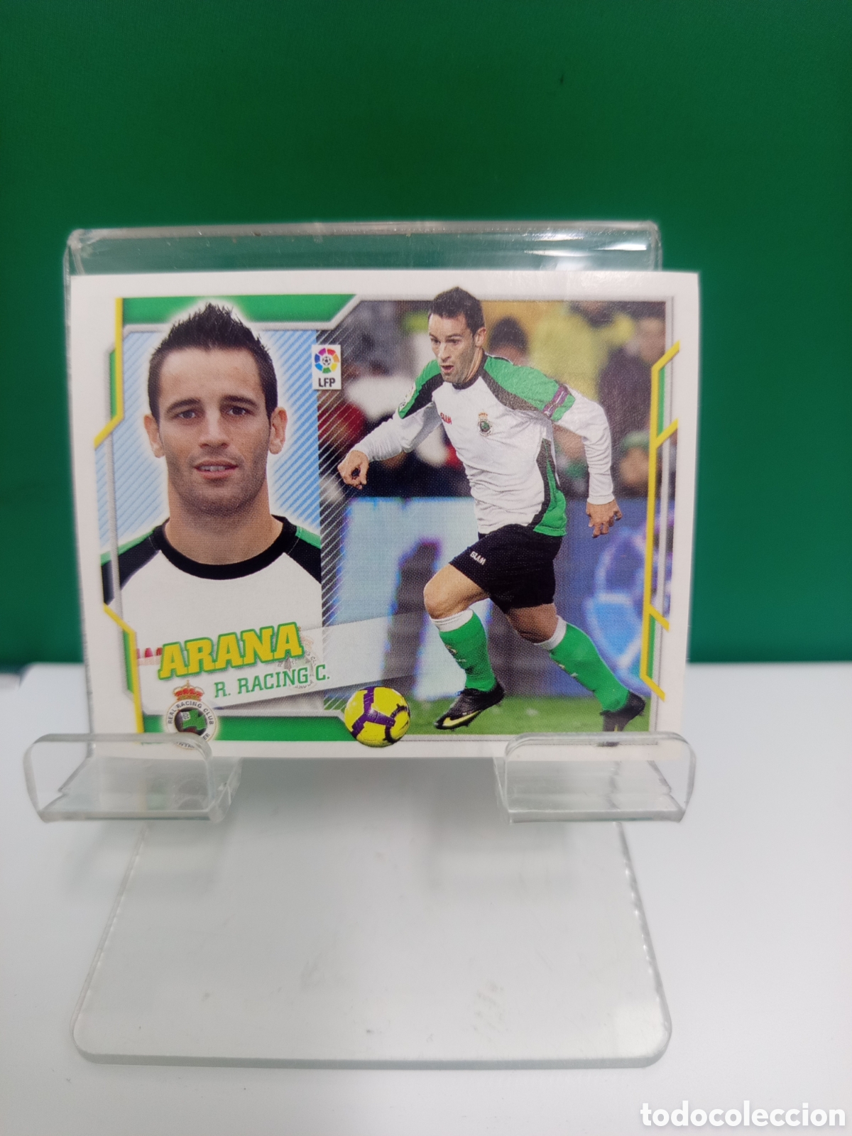 Cromos de f&uacute;tbol: ❇️ CROMO ⚽ ARANA RACING DE SANTANDER LIGA 10 11 2010 2011 ESTE PANINI SIN PEGAR ❇️