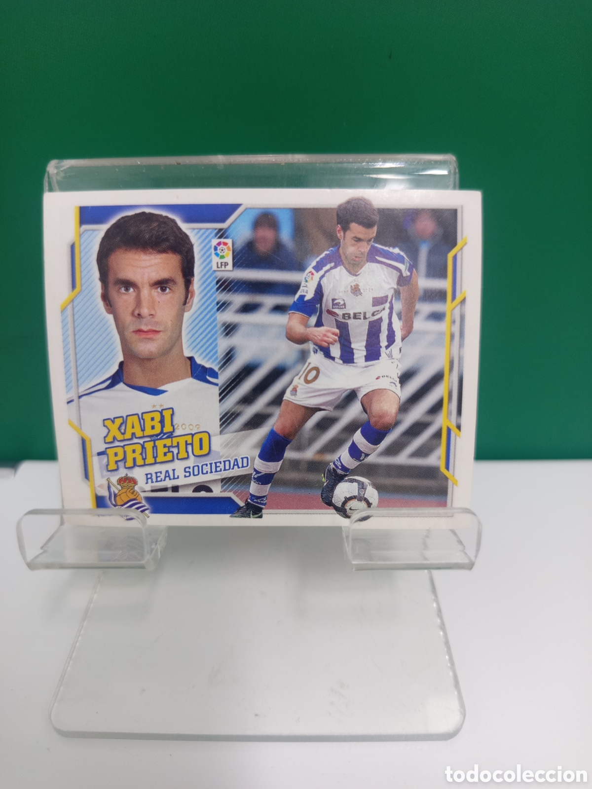 Cromos de f&uacute;tbol: ❇️ CROMO ⚽ XABI PRIETO REAL SOCIEDAD LIGA 10 11 2010 2011 ESTE PANINI SIN PEGAR ❇️