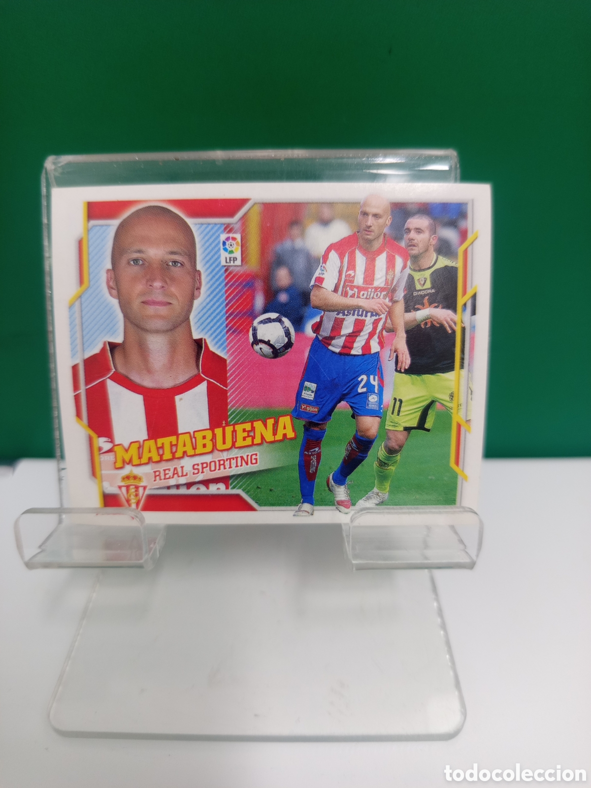 Cromos de f&uacute;tbol: ❇️ CROMO ⚽ MATABUENA SPORTING DE GIJ&Oacute;N LIGA 10 11 2010 2011 ESTE PANINI SIN PEGAR ❇️