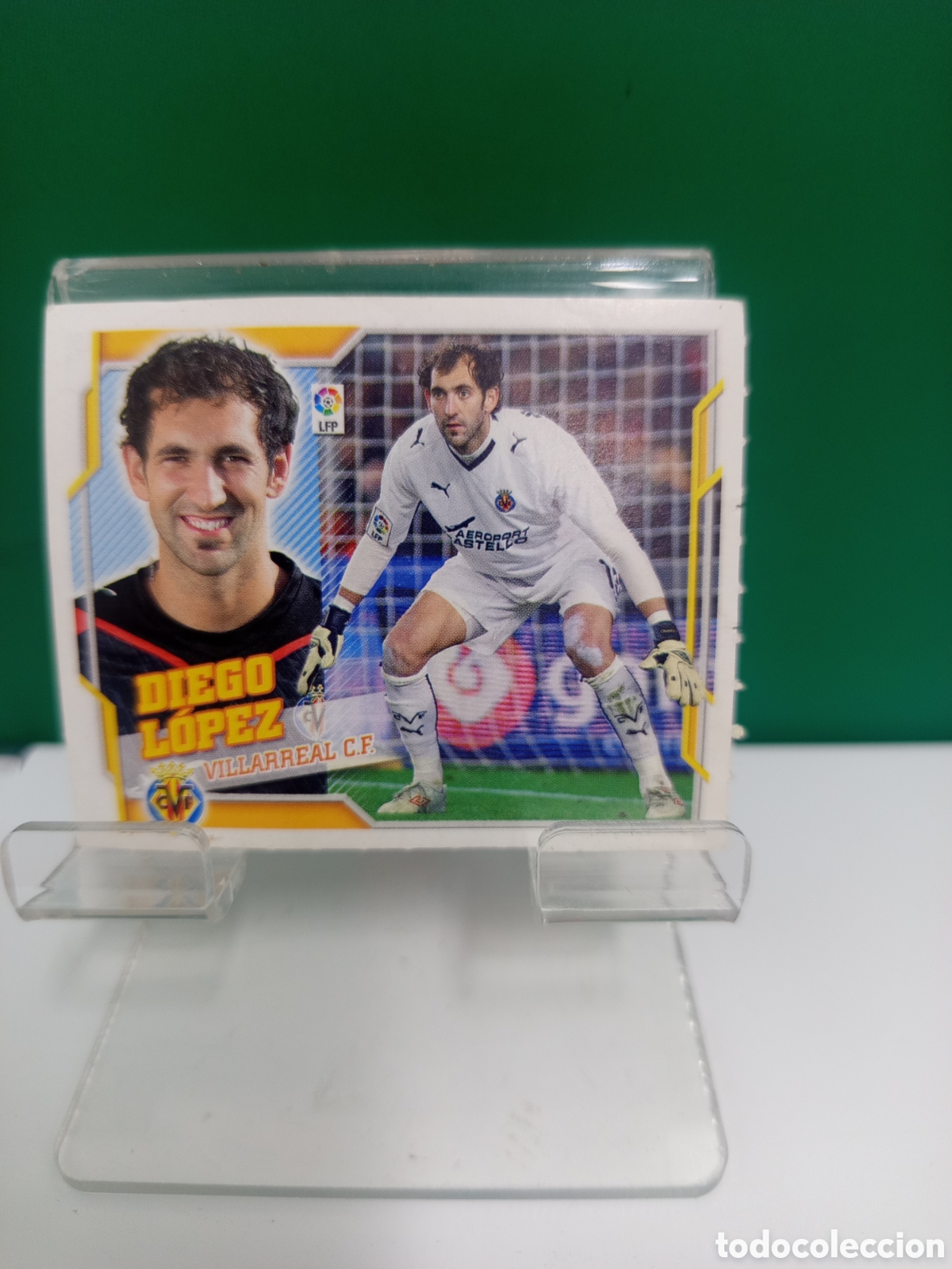 Cromos de f&uacute;tbol: ❇️ CROMO ⚽ DIEGO L&Oacute;PEZ VILLARREAL LIGA 10 11 2010 2011 ESTE PANINI SIN PEGAR ❇️