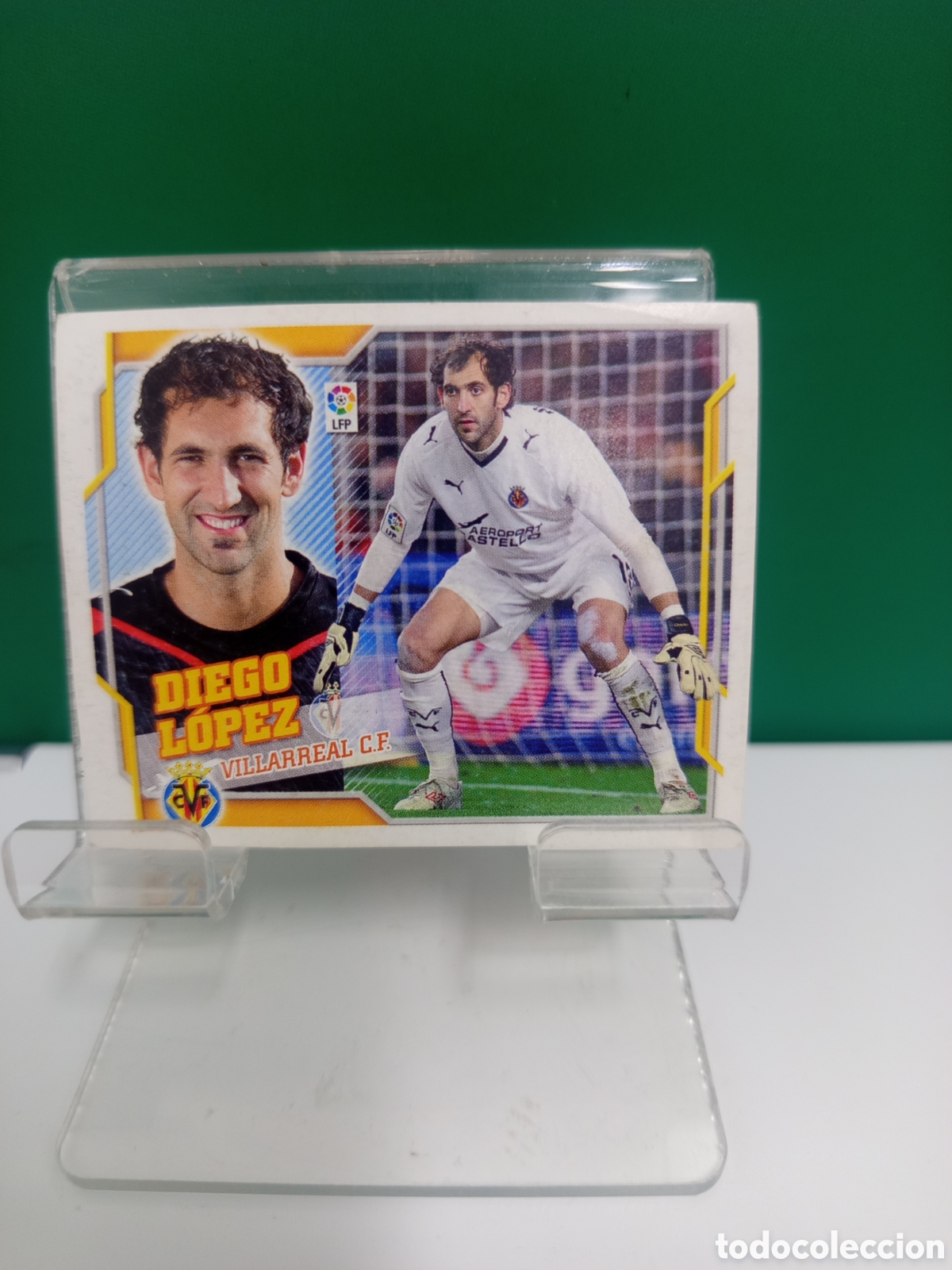 Cromos de f&uacute;tbol: ❇️ CROMO ⚽ DIEGO L&Oacute;PEZ VILLARREAL LIGA 10 11 2010 2011 ESTE PANINI SIN PEGAR ❇️