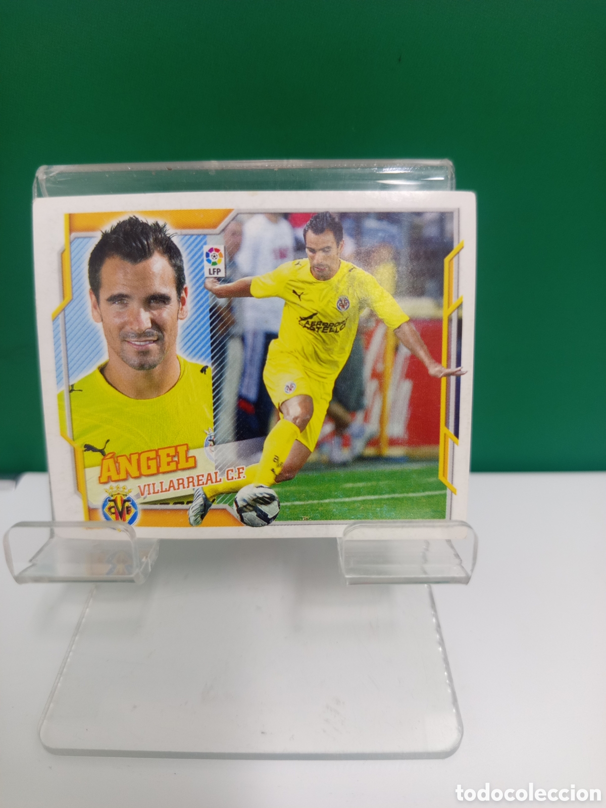 Cromos de f&uacute;tbol: ❇️ CROMO ⚽ &Aacute;NGEL VILLARREAL LIGA 10 11 2010 2011 ESTE PANINI SIN PEGAR ❇️